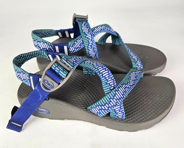 Chaco Z 1 Classic Womens Size: 6 Hiking Running Sports Sandals Blue Green