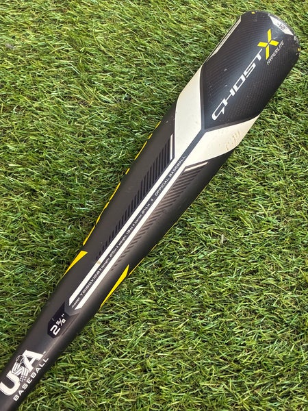 Easton Ghost X Hyperlite Composite Bat USABat Certified (-12) Composite 13 oz 25" (Used)
