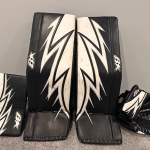 33"  Brian's Optik 3 Regular Goalie Full Set With Gnetik 5 Pro Palm Glove Used)