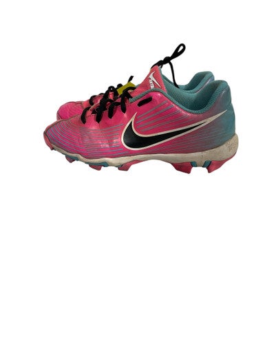 Used Nike SOFTBALL CLEATS BB/SB Cleats Pink Junior 04 11847-S000027595