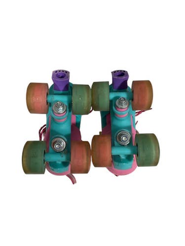 Used WHEELKIDS Child Roller Quad Skates Pink Adjustable 11847-S000027597