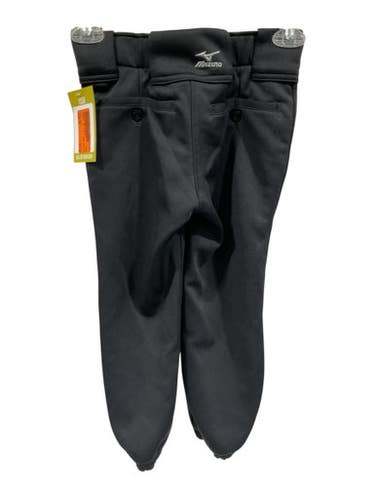 Used Mizuno BB PANTS BB/SB Pant Boys Black MD 11847-S000027589