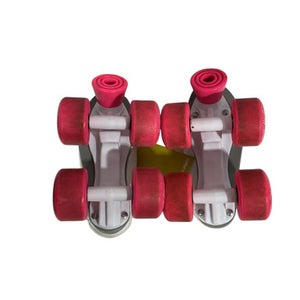 Used RollerDerby SKATES Child Roller Quad Skates White Youth 12.0 11847-S000027583