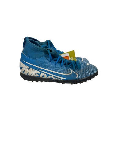 Used Nike Soccer Indoor Shoes Royal Blue Junior 04 11847-S000027548