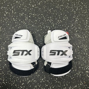 Used STX STALLION 900 360+ Lacrosse Arm Pads/Guards White MD 11849-S000029519