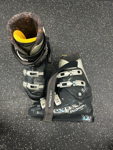 Used Salomon PERFORMA 8.0 Mens DH Ski Boot Black 290 MP - M11 - W12 11849-S000029516