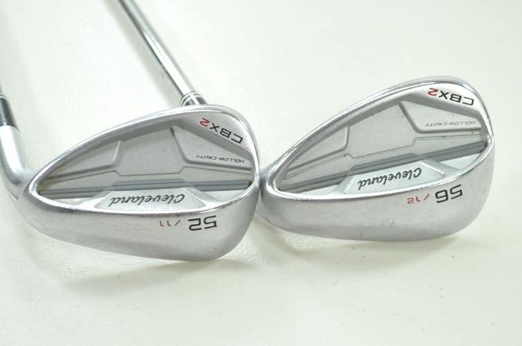Cleveland CBX 2 Tour Satin Chrome 52*, 56* Wedge Set Right DG 115 Steel # 199220