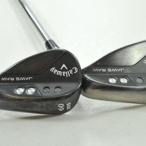 Callaway Jaws Full Toe Black 56*, 60* Wedge Set Right DG Spinner Steel # 199143