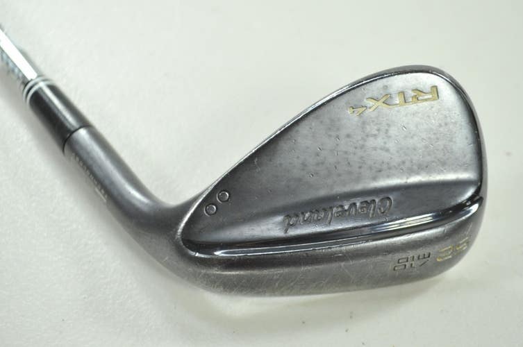 Cleveland RTX-4 Black Satin 52*-10 Wedge Right DG S400 Stiff Flex Steel # 199263