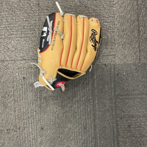Used Rawlings PLAYERS SERIES WPL10CBSG BB/SB Glove T-ball Navy Blue 10" 11614-S000217266