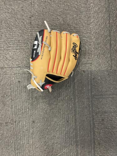 Used Rawlings PLAYERS SERIES WPL10CBSG BB/SB Glove T-ball Navy Blue 10" 11614-S000217266