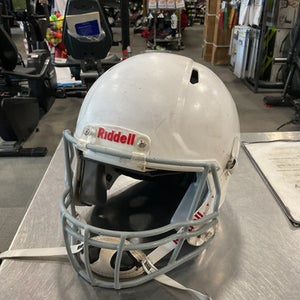 Used Riddell YOUTH VICTOR FOOTBALL HELMET FB Helmet White LG 11614-S000217209