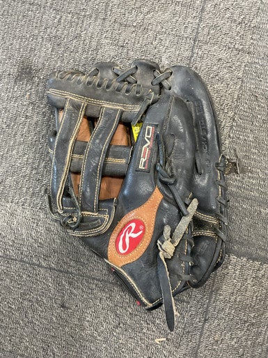 Used Rawlings REVO BB/SB Glove RH Throw Black 12 1/2" 11614-S000217194
