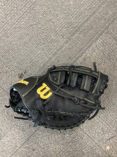 Used Wilson A950 BB/SB Glove RH Throw Black 12 1/2" 11614-S000217162