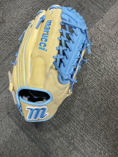 Used Marucci MRJ1200NCB BB/SB Glove RH Throw Carolina Blue 12" 11614-S000217046