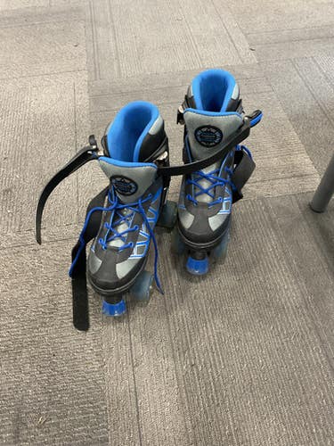 Used NATTORK ROLLER BLADES Junior Roller Quad Skates Navy Blue Adjustable 11614-S000217038