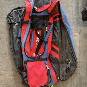 Used BoomBah BASEBALL WHEELED BAG BB/SB Player Wheeled Bag Red 11614-S000216995