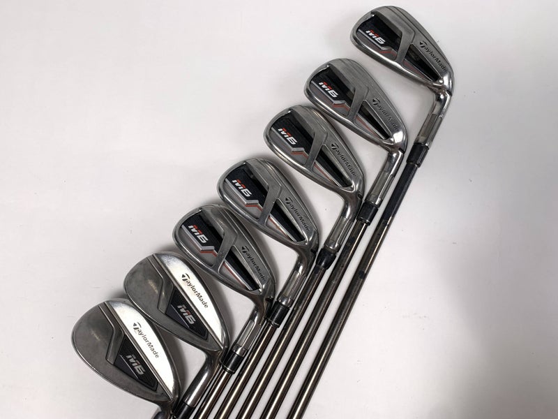 TaylorMade M6 Iron Set 6-PW+AW+SW Recoil ES 460 F2 Regular Graphite Mens RH