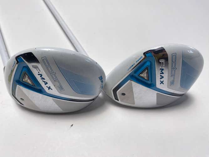 Cobra F-Max 3 & 5 Fairway Wood Set 19* 23* SuperLite 55g Ladies RH