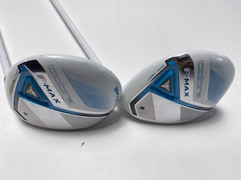 Cobra F-Max 3 & 5 Fairway Wood Set 19* 23* SuperLite 55g Ladies RH