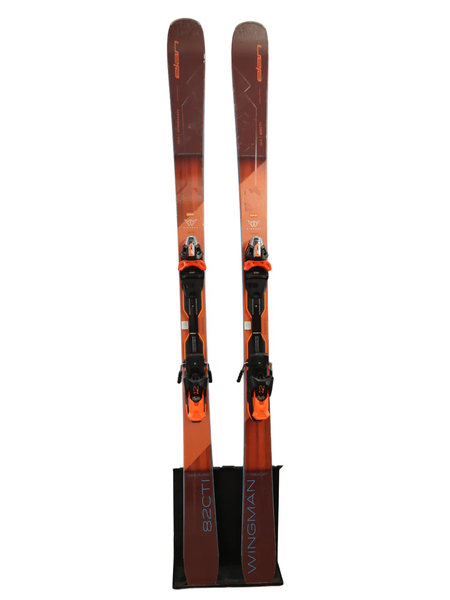 Used 2024 Elan Wingman 82 CTI Skis (184cm) w/ EMX 12.0 GW Bindings