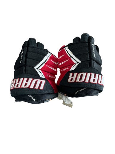 Used Warrior ALPHA Junior Gloves Black 10" 11833-S000164559