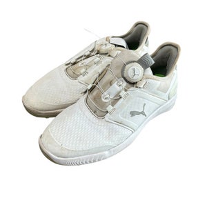 Used Puma Mens Golf Shoes White Senior 7.5 11833-S000164536