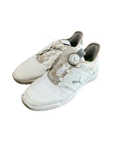 Used Puma Mens Golf Shoes White Senior 7.5 11833-S000164536