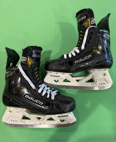 Senior Bauer Supreme UltraSonic Hockey Skates  | Size 8 Fit 3 | Marsblade Holders