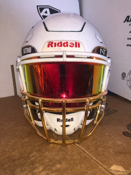 USED RIDDELL FLEX ADULT HELMET - XL - METALLIC WHITE - REJECTED