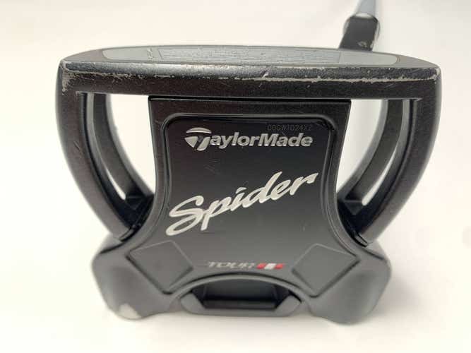 TaylorMade Spider Tour Black Putter 35" SuperStroke Pistol GTR 1.0 Mens RH