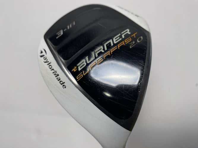 TaylorMade Burner Superfast 2.0 3 Hybrid 18* REAX 60g Stiff Graphite Mens RH