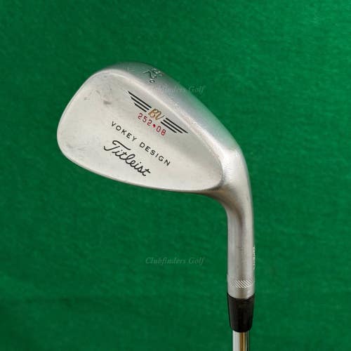 Titleist Vokey Design Tour Chrome 252-8 52 Gap Wedge Stepped Steel Wedge Flex