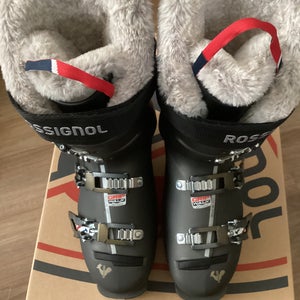 Unisex Rossignol Pure Heat GW Alpinine Ski Boots Metal Gold Grey Heated New