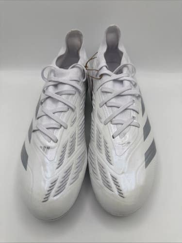 Adidas Predator Pro FG IG7778 Men's US 9.5 White Firm Ground Soccer Cleats Shoes