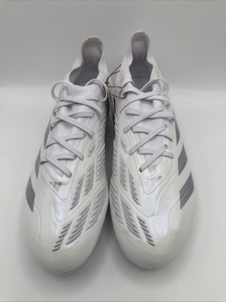Adidas Predator Pro FG IG7778 Men's US 9.5 White Firm Ground Soccer Cleats Shoes