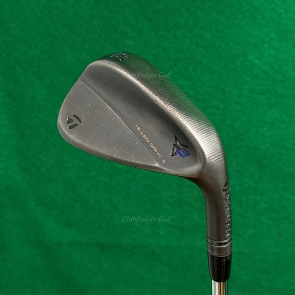 TaylorMade Milled Grind 3 Black 50-SB9 50 Gap Wedge DGTI 115 Steel Wedge Flex