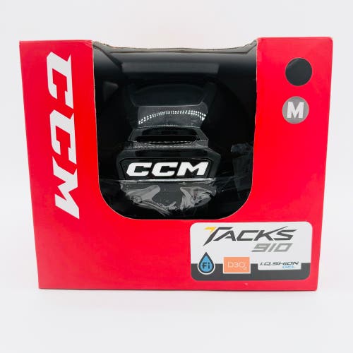 New NHL Pro Stock CCM Tacks 910 Hockey Helmet-Medium-Black