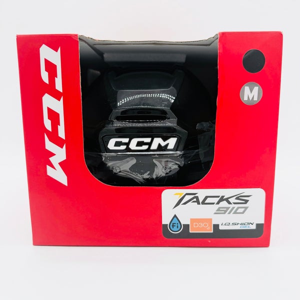 New NHL Pro Stock CCM Tacks 910 Hockey Helmet-Medium-Black