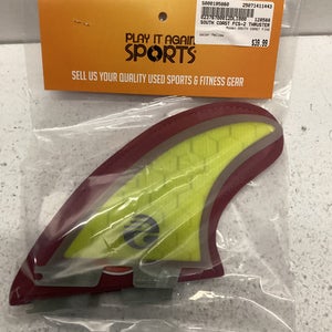 Used SOUTH COAST FINS Surfboard Accessory Yellow 11443-S000195860
