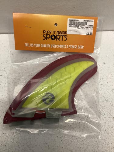 Used SOUTH COAST FINS Surfboard Accessory Yellow 11443-S000195860