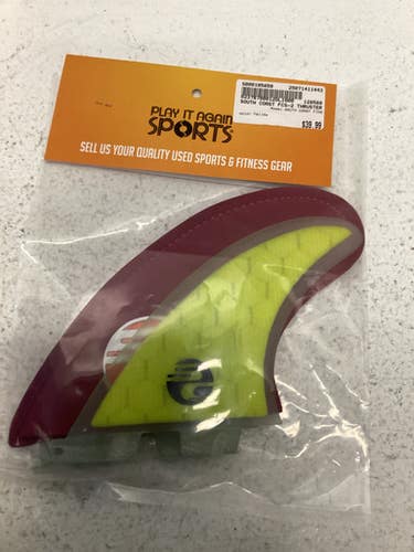 Used SOUTH COAST FINS Surfboard Accessory Yellow 11443-S000195859