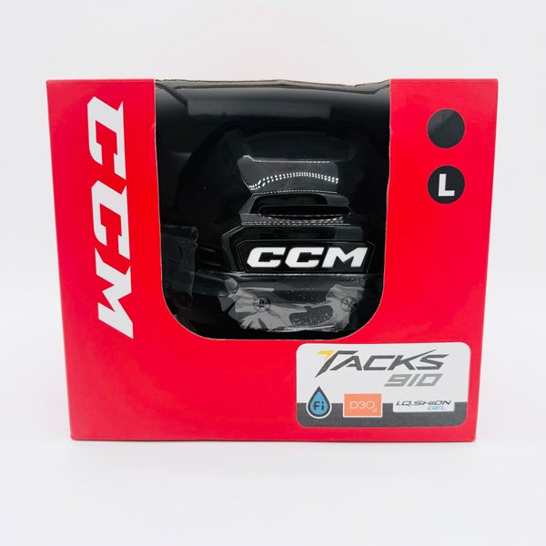 New NHL Pro Stock CCM Tacks 910 Hockey Helmet-Large-Black