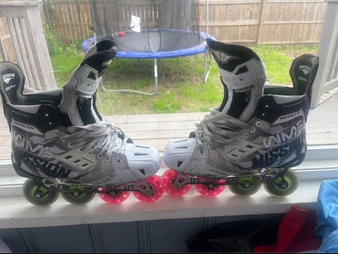 Mission Inhaler WM01 Inline Skates EEE Size 10.5 (Used)