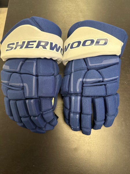 Sher-Wood Code Encrypt 1 Gloves 14" Pro Stock Toronto Maple Leafs