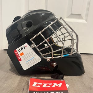 Senior 2020 CCM Axis 1.9 Goalie Mask, Small (New)