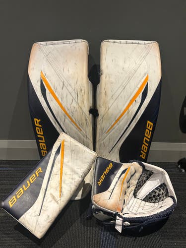 34" Bauer Hyperlite 2 Regular Goalie Full Set (Used)