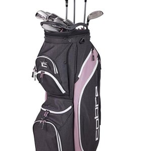 NEW 2024 Cobra Fly-XL Black/Pink Graphite Ladies Flex Complete Golf Set