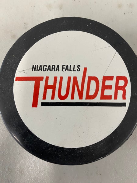 Niagara Falls Thunder puck (OHL vintage)