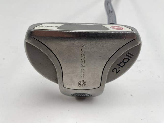Odyssey White Steel 2-Ball Putter 34" Mens RH